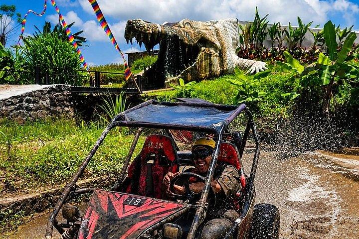 Bali Ubud Buggy Adventure Crocodile Cave, Jungle, RiceFields, Mud