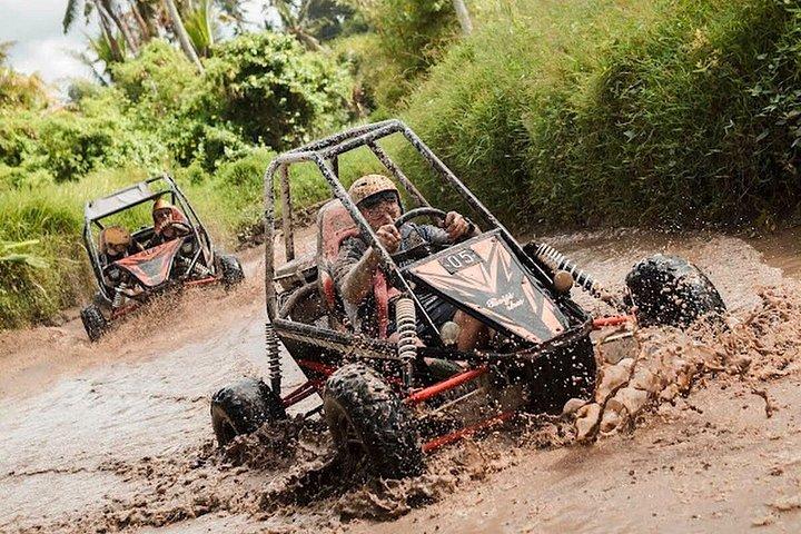 Bali Ubud Buggy Adventure Crocodile Cave, Jungle, RiceFields, Mud