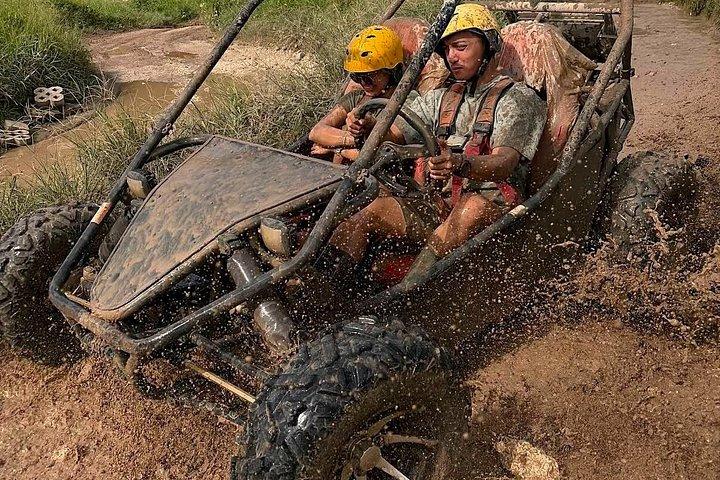 Bali Ubud Buggy Adventure Crocodile Cave, Jungle, RiceFields, Mud