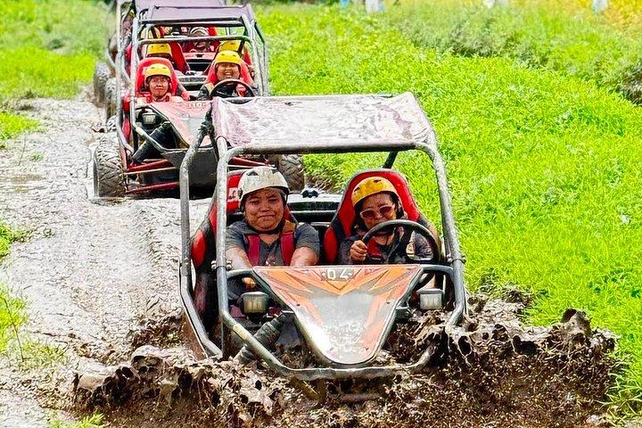 Bali Ubud Buggy Adventure Crocodile Cave, Jungle, RiceFields, Mud