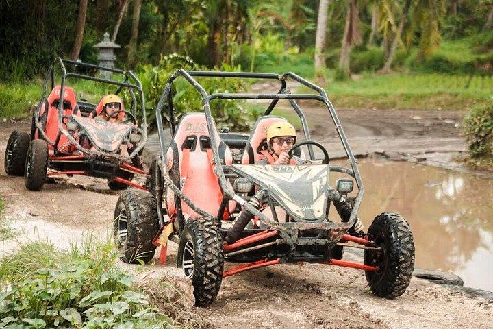 Bali Ubud Buggy Adventure Crocodile Cave, Jungle, RiceFields, Mud