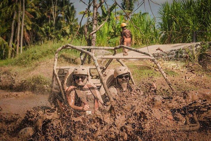Bali Ubud Buggy Adventure Crocodile Cave, Jungle, RiceFields, Mud