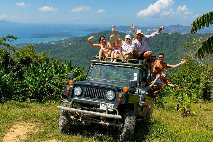 Koh Samui 4WD Jungle Jeep Safari with Waterfall & Lunch