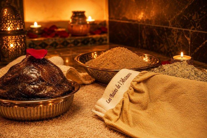 Esperienza di hammam e massaggi tradizionali marocchini con trasferimento