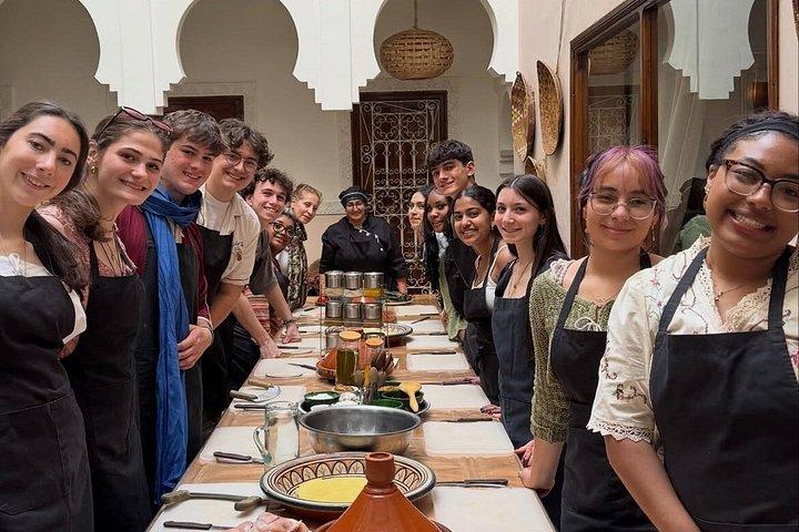 Private Cooking Class in Marrakech with Souk Market Shopping Tour