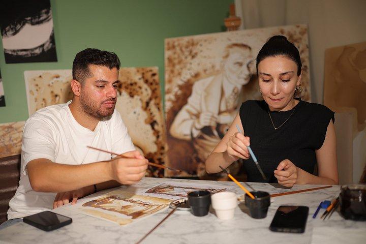 Turkish Coffee Painting Workshop with Local Art Teacher