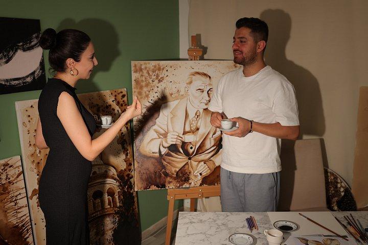 Turkish Coffee Painting Workshop with Local Art Teacher