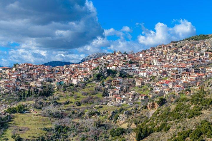 Delphi, Hosios Loukas Monastery full day private tour from Athens