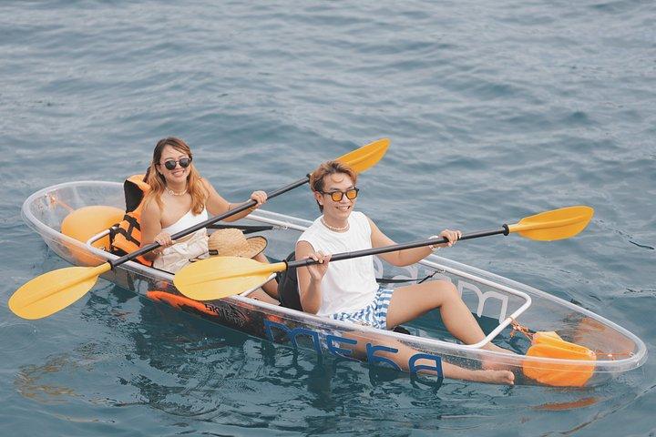 クラビ発サンセット豪華カタマランクルーズ4島