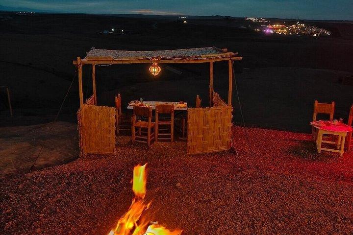 Marrakech: Desert Agafay Sunset, Camel Ride, Dinner Show