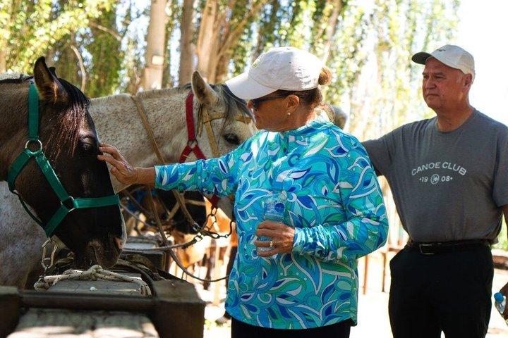 Cavalgada em Mendoza pelos vinhedos e rio com opcional Asado.