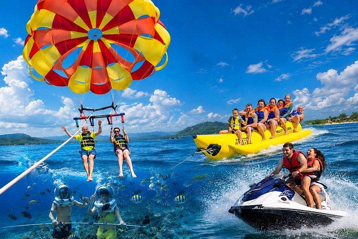 Bali Sea Walker, Parasailing, Bananebåd, Jetski med transfer