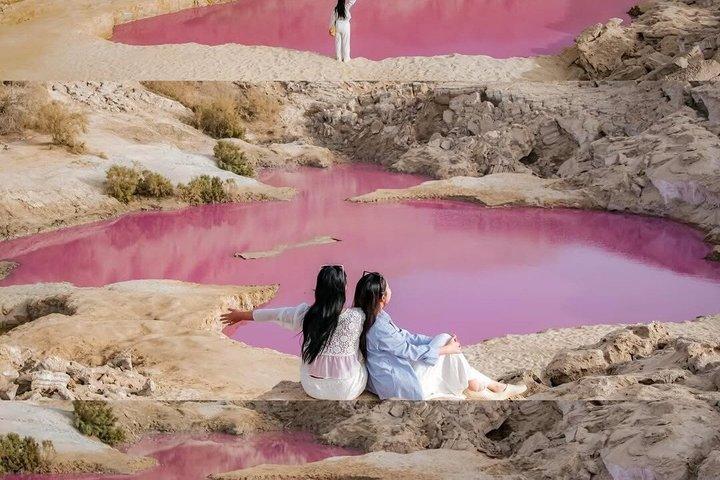 Amman Dead Sea Pink Lake and Salt Beach Private Tour