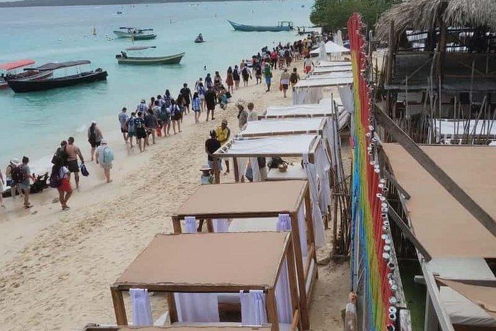 カルタヘナツアー ロサリオ諸島、プライベートビーチクラブ終了