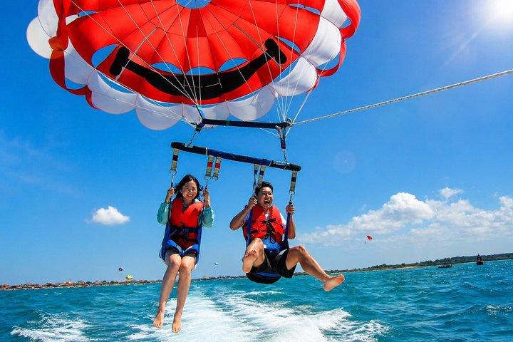 Parasailing and Banana Boat Water Sport in Bali