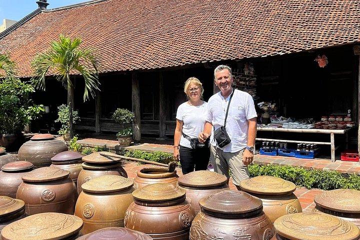 ハノイ: プライベートツアーズオンラム古村、伝統工芸