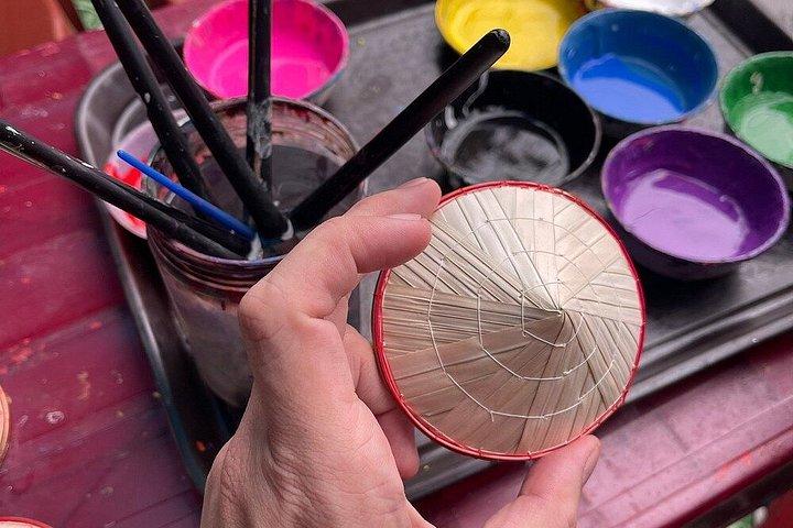ハノイ：お香＆円錐帽子作りクラフト村半日ツアー