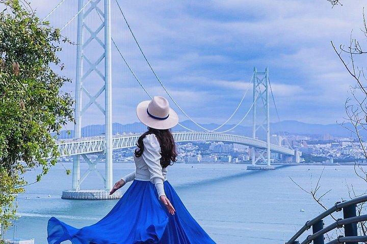 大阪/京都：姫路城、明石海峡大橋 10時間プライベートツアー