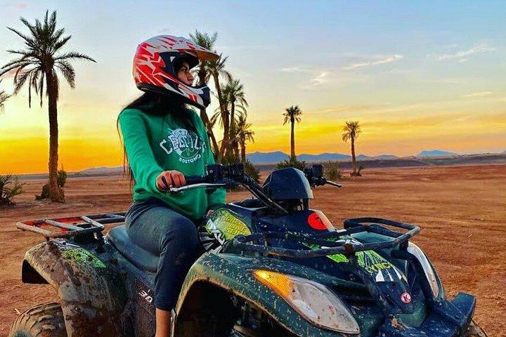 Marrakech : Palmeraie Quad Bike e Camel Ride Experience