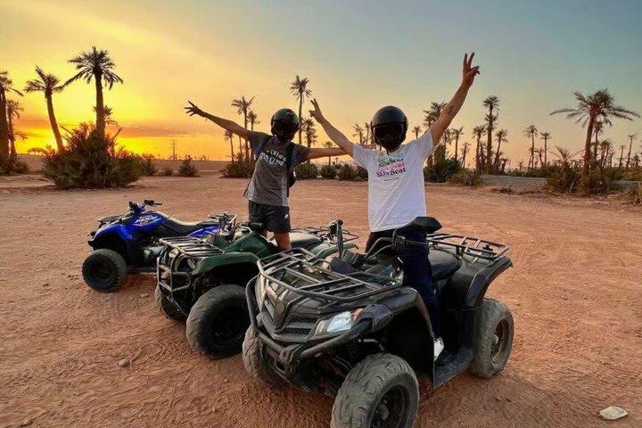 Marrakech : Palmeraie Quad Bike e Camel Ride Experience