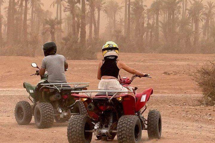 Marrakech : Palmeraie Quad Bike e Camel Ride Experience