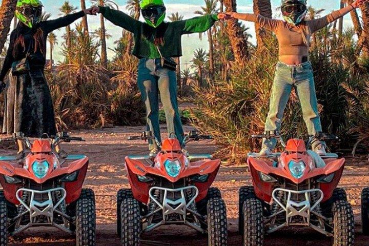 Marrakech : Palmeraie Quad Bike e Camel Ride Experience
