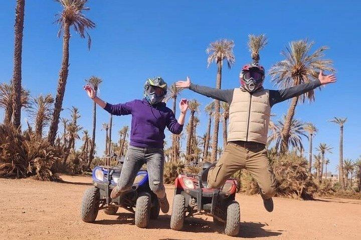 Marrakech : Palmeraie Quad Bike e Camel Ride Experience
