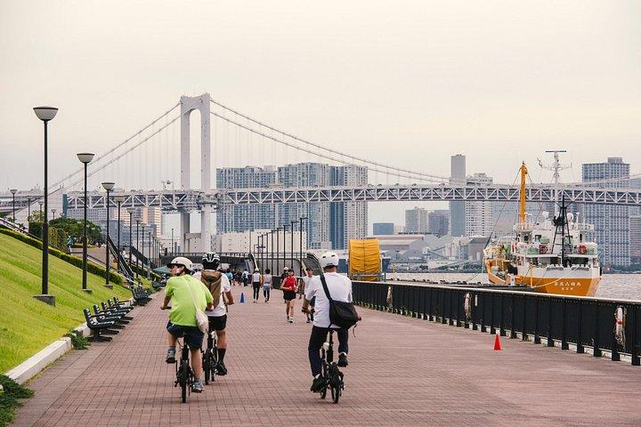 秋葉原からベイエリアまでプロガイドと行く東京Eバイクツアー