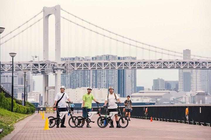 秋葉原からベイエリアまでプロガイドと行く東京Eバイクツアー