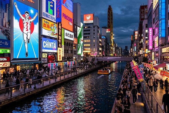 大阪ナイトツアー梅田スカイビルと新世界地区