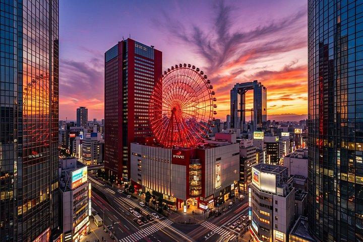 大阪ナイトツアー梅田スカイビルと新世界地区