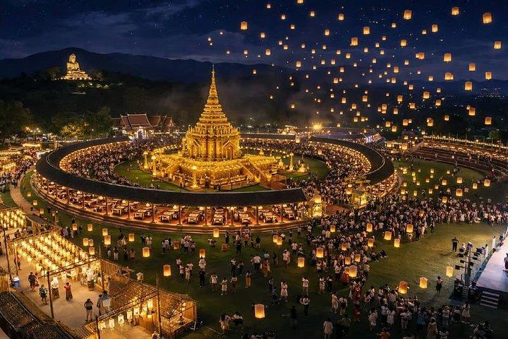 Chiang Mai Lanna Lantern Festival 2026 Ljus och kultur