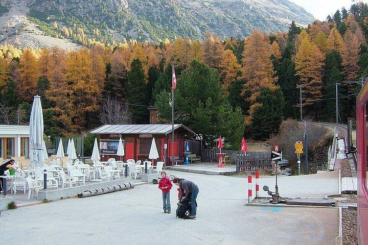 From Milan to St. Moritz Bernina Red Train Alpine Day Trip