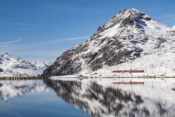 From Milan to St. Moritz Bernina Red Train Alpine Day Trip