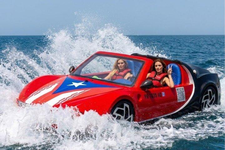 San Juan Watersports Car Rentals Red Bugatti