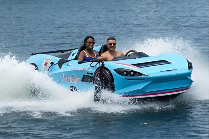 Alquiler de coches en San Juan PR Watersports Blue McLaren