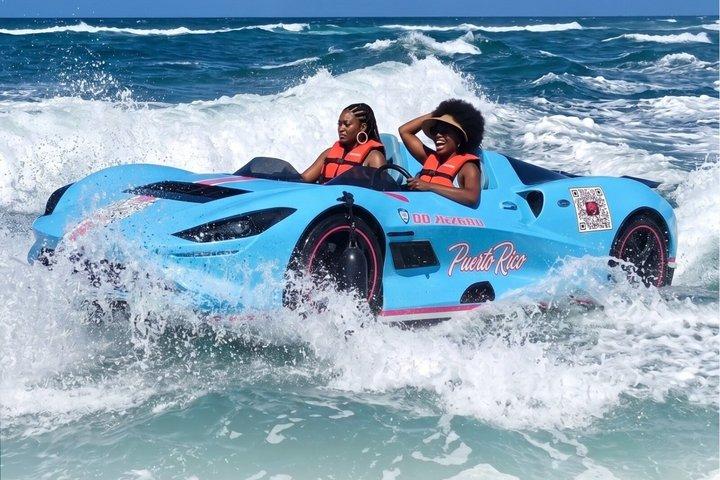 Alquiler de coches en San Juan PR Watersports Blue McLaren