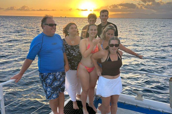 Tour de buceo con tortuga Waikiki 6 actividades +& crucero al atardecer