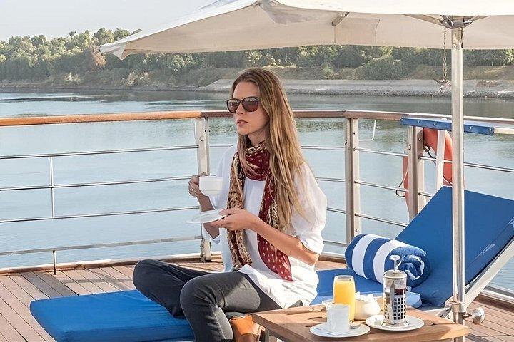 4-dages Nile cruise Aswan til Luxor & Abu Simbel. Varme luftballon