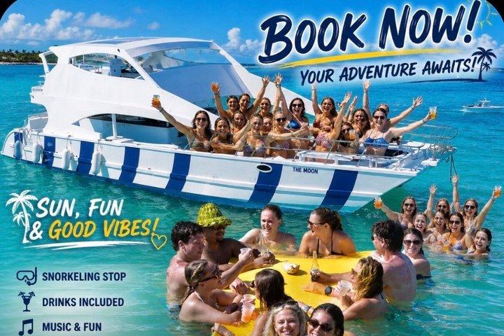 Sand-Bar Punta Cana Party Boat boissons illimitées, plongée avec tuba