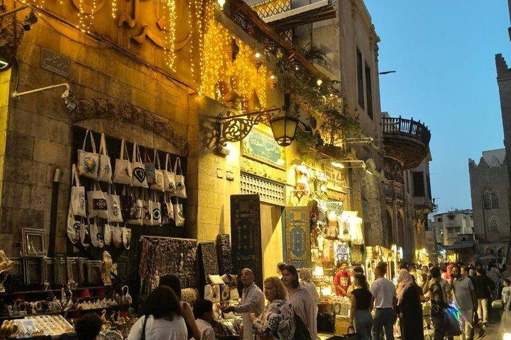 VIP Cairo nat tur: Khan El-Khalili marked, Downtown, Middag