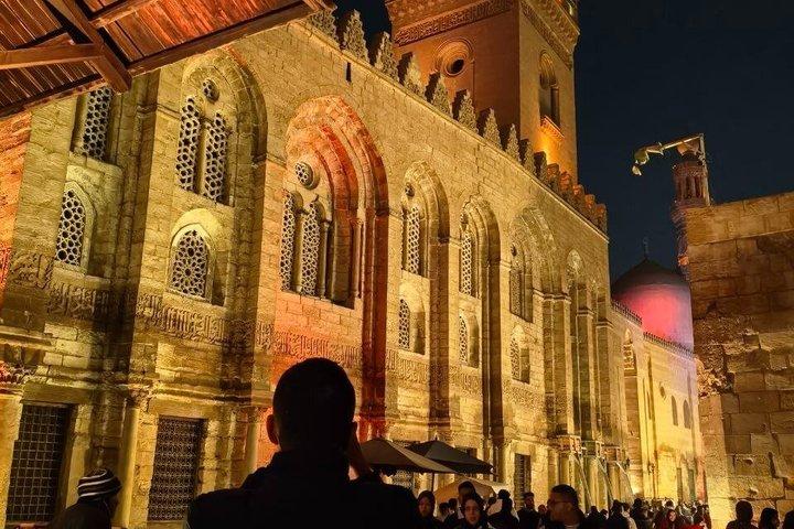VIP Cairo nat tur: Khan El-Khalili marked, Downtown, Middag