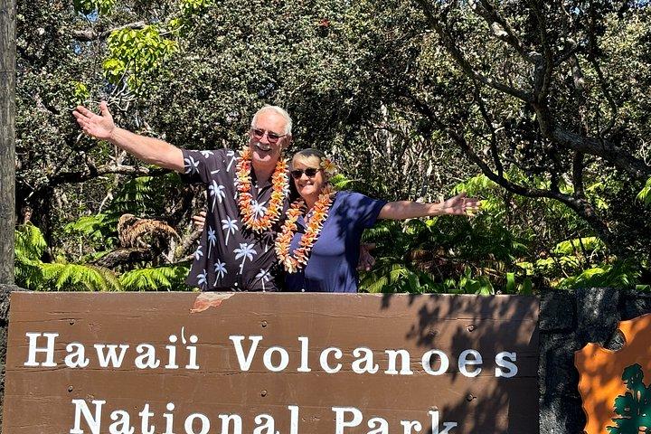Big Island Volcano, Black Sands Beach and Waterfall Tours