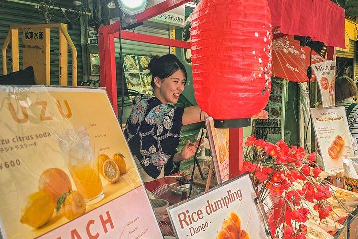 東京魚市場築地プライベートフードツアー3品試食付き