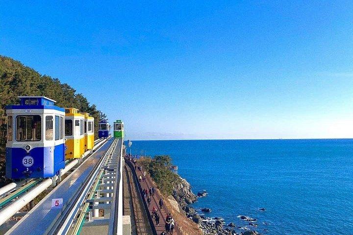 Busan Blueline Park Sky Capsule ou billet de train de plage