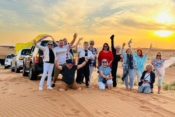 Dubai Desert Safari with BBQ Dinner Camel Ride and Hotel Pickup