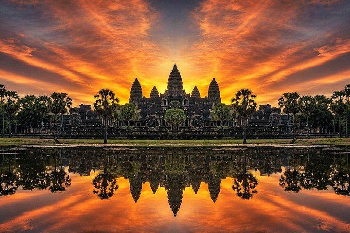 Angkor 2 dagen, kleine en grote route, zonsopgang en zonsondergang