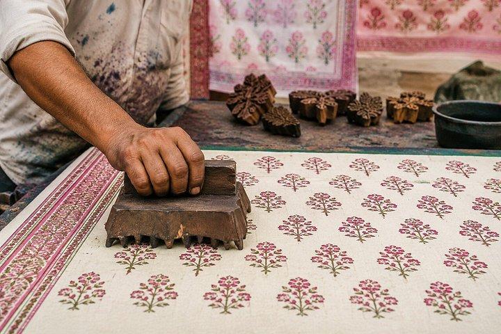 Jaipur Day Private Guided Sightseeing With Hand Block Printing