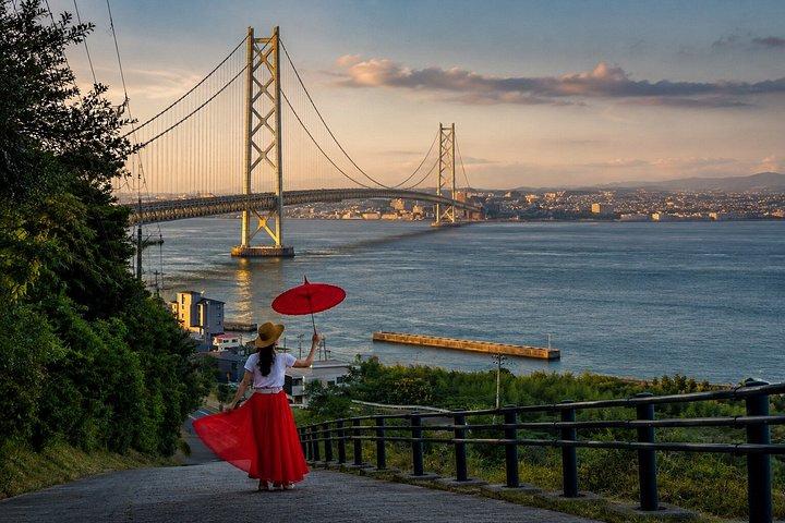 大阪・京都発プライベート神戸海岸と明石食日帰りツアー