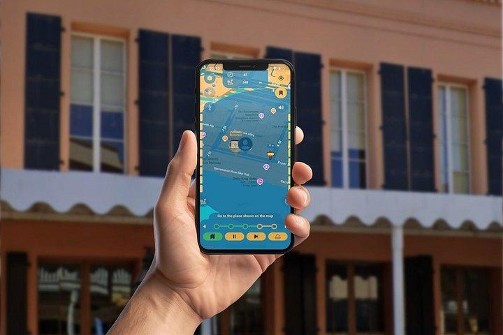 サクラメント鉄道GPSアプリウォーキングツアーモバイルゲーム
